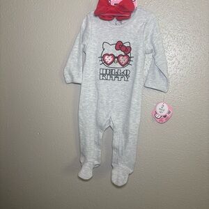 Hello Kitty Baby Girl Onesie & headband 9M